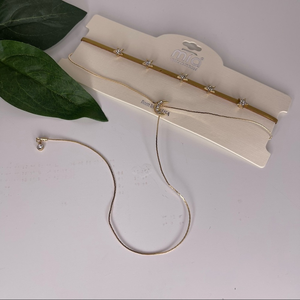 Necklace choker 2 set
